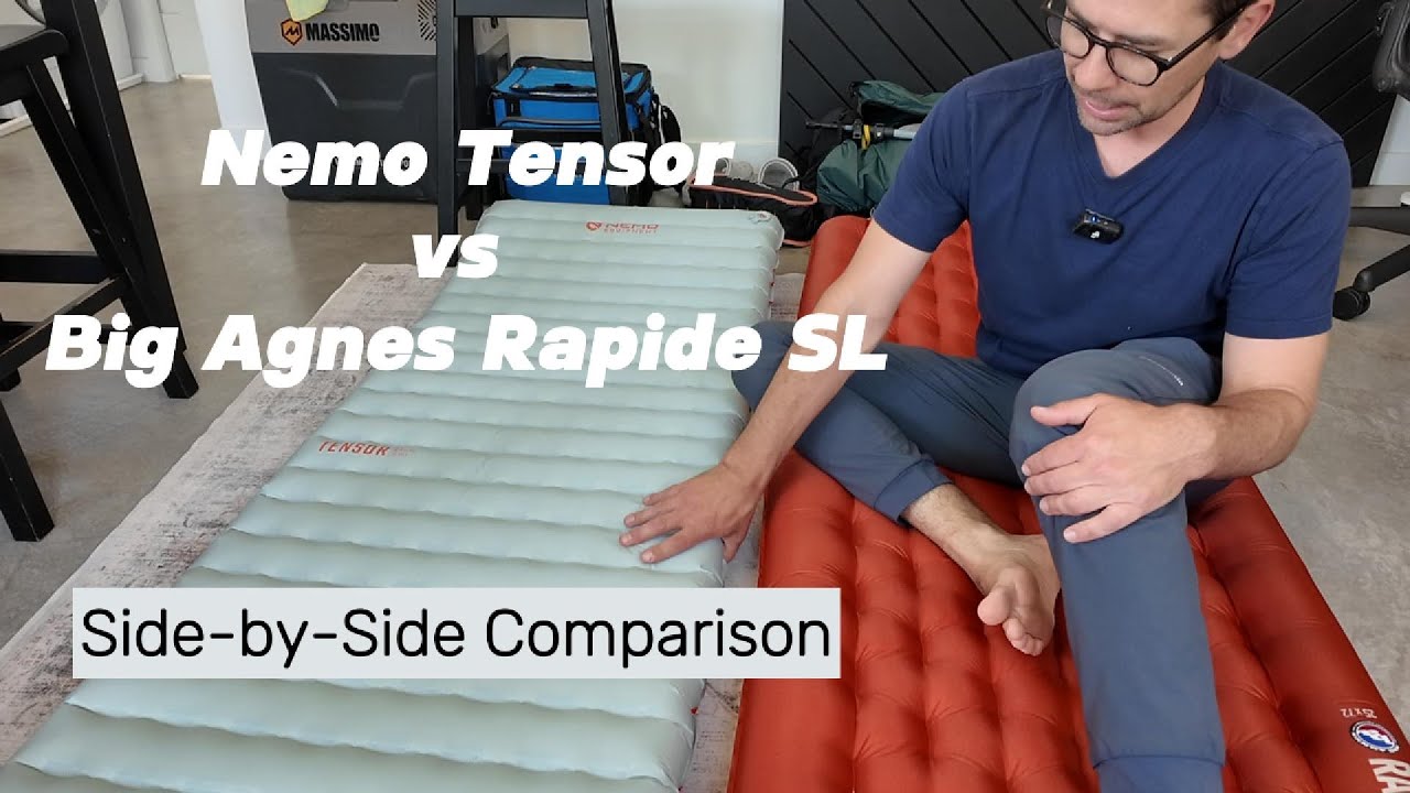 Which Ultralight Sleeping Pad Wins? Big Agnes Rapide SL vs NEMO Tensor Comparison