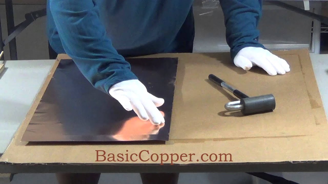 How to make a Copper Bar Top, Counter Top or Table Top