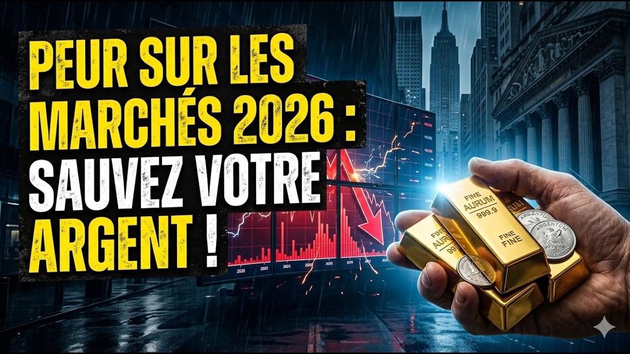 PEUR SUR LES MARCHÉS : Pourquoi tout s'effondre et comment protéger votre argent dès maintenant !