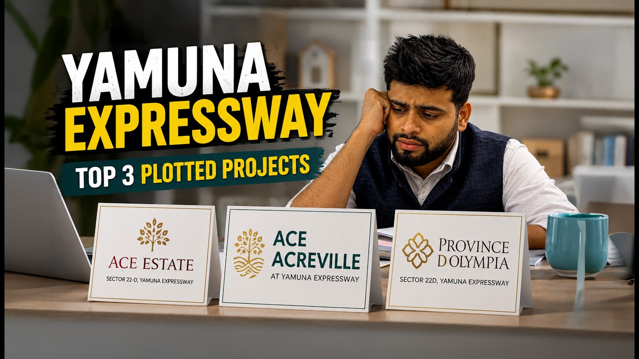 ACE Estate, Province D Olympia & ACE Acreville | Yamuna Expressway Plot Comparison /9811637844