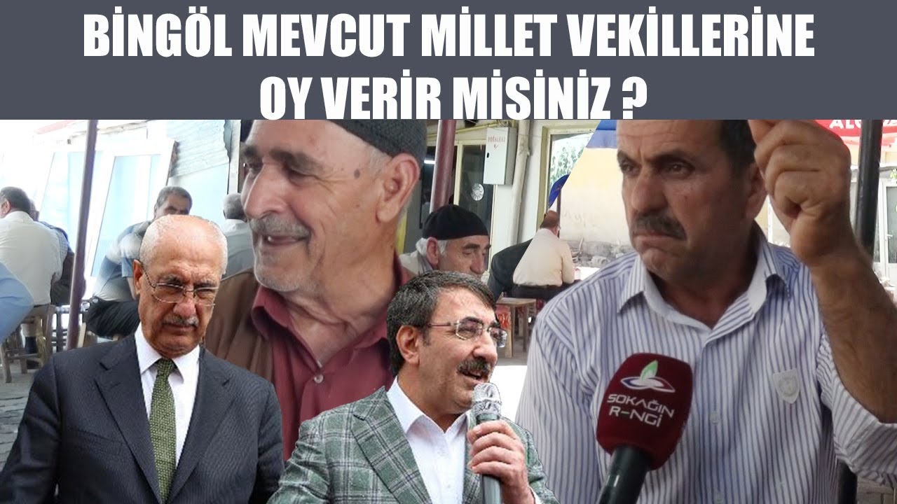 Bingöl mevcut Milletvekillerinden Memnun Mu?| Seçim Olsa Oy verir misiniz Sokak Röportajları