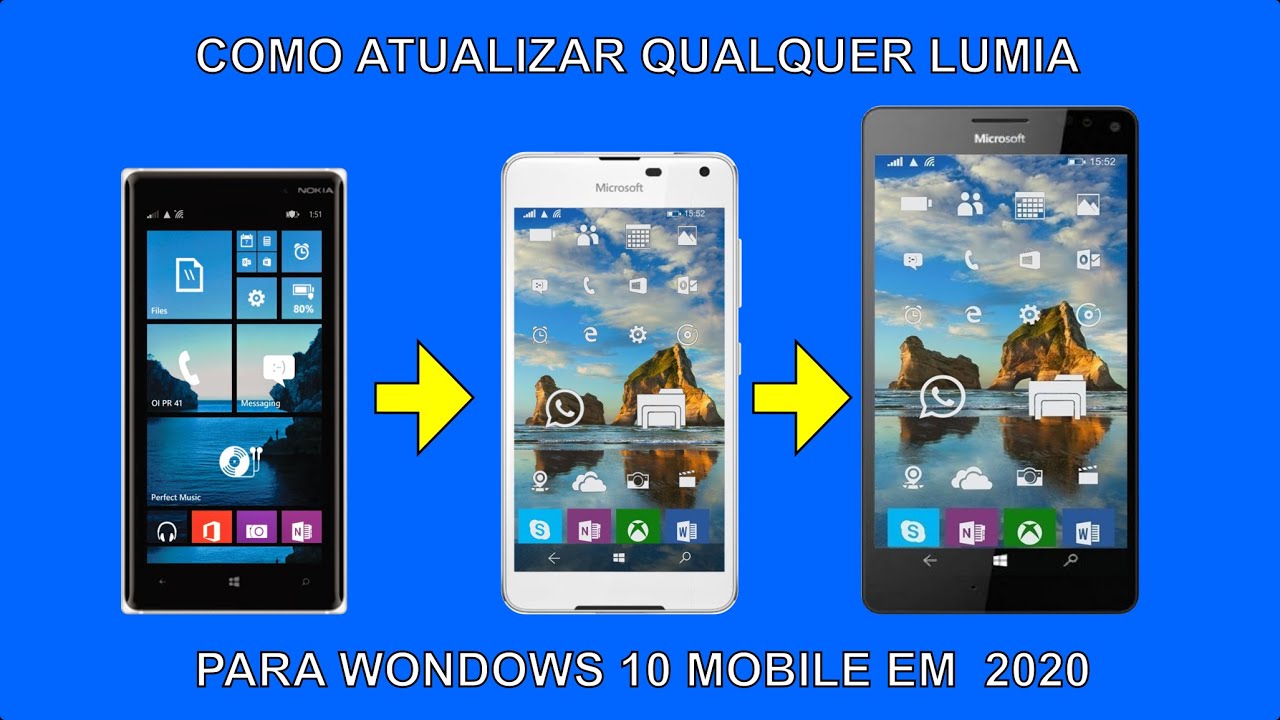 Atualizar qualquer Lumia pra Windows 10 em 2020