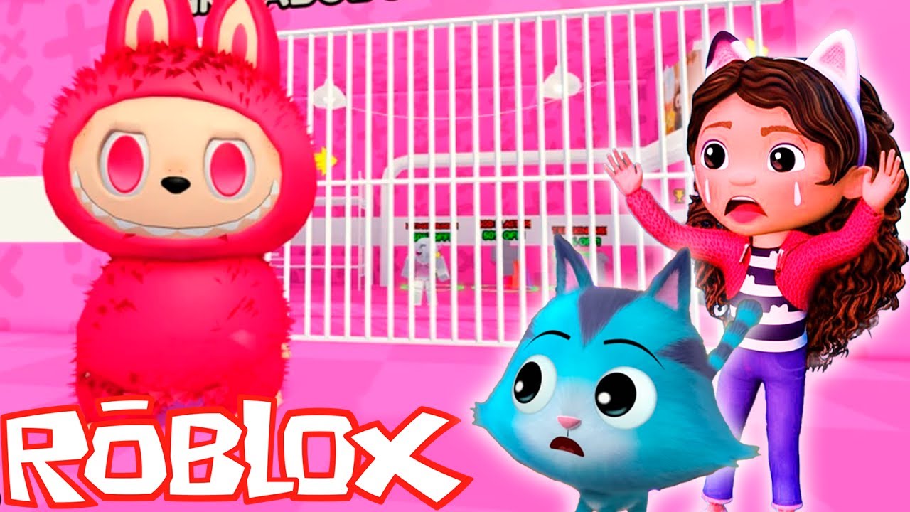 Gabby & CatRat ESCAPE PINK LABUBU'S PRISON in Roblox!