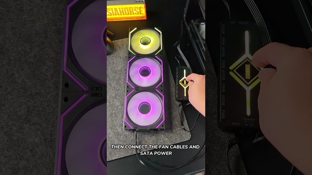 How to control your ASH-S1 Fan Hub and make your setup look amazing? 💫