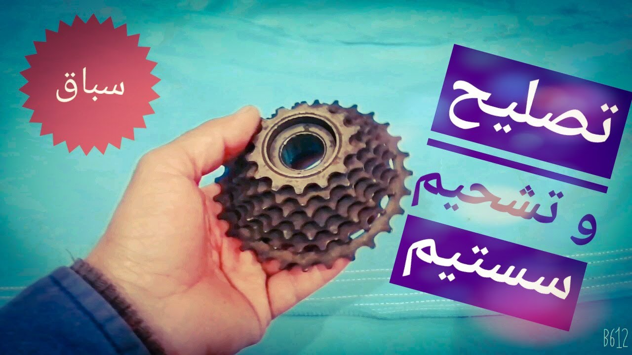 تصليح سستيم سرعات وتشحيم ترس خلفي عجلة السيكل سباق bicycle freewheel repair