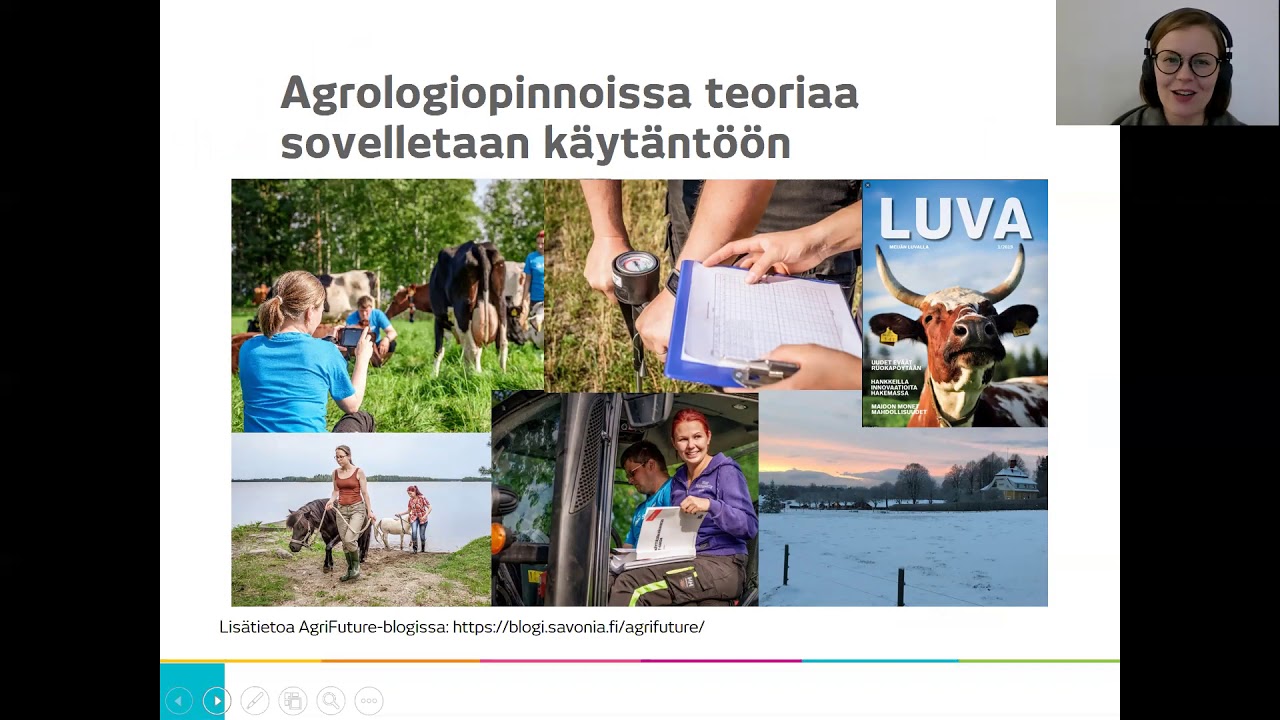 Koulutusesittely agrologi Savonia