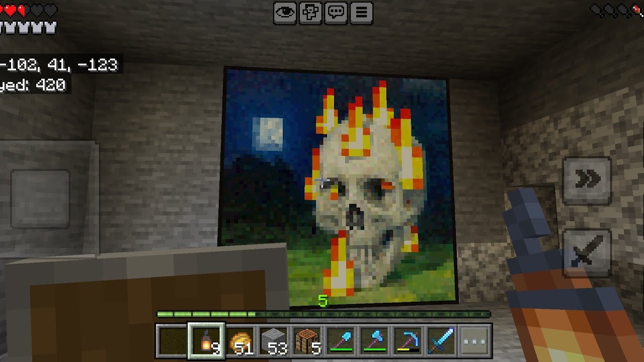 Minecraft me ham aek secret Bankar  bhana rahe he 