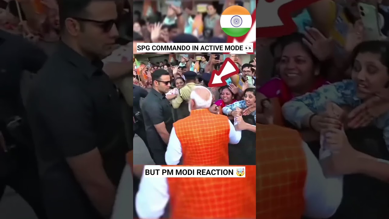 ACTIVE MODE IN SPG COMMANDO 💀 PM MODI 😱 REATION SPECIAL PROTECTION GROUP 🗿 COMMANDO SWAG 😎