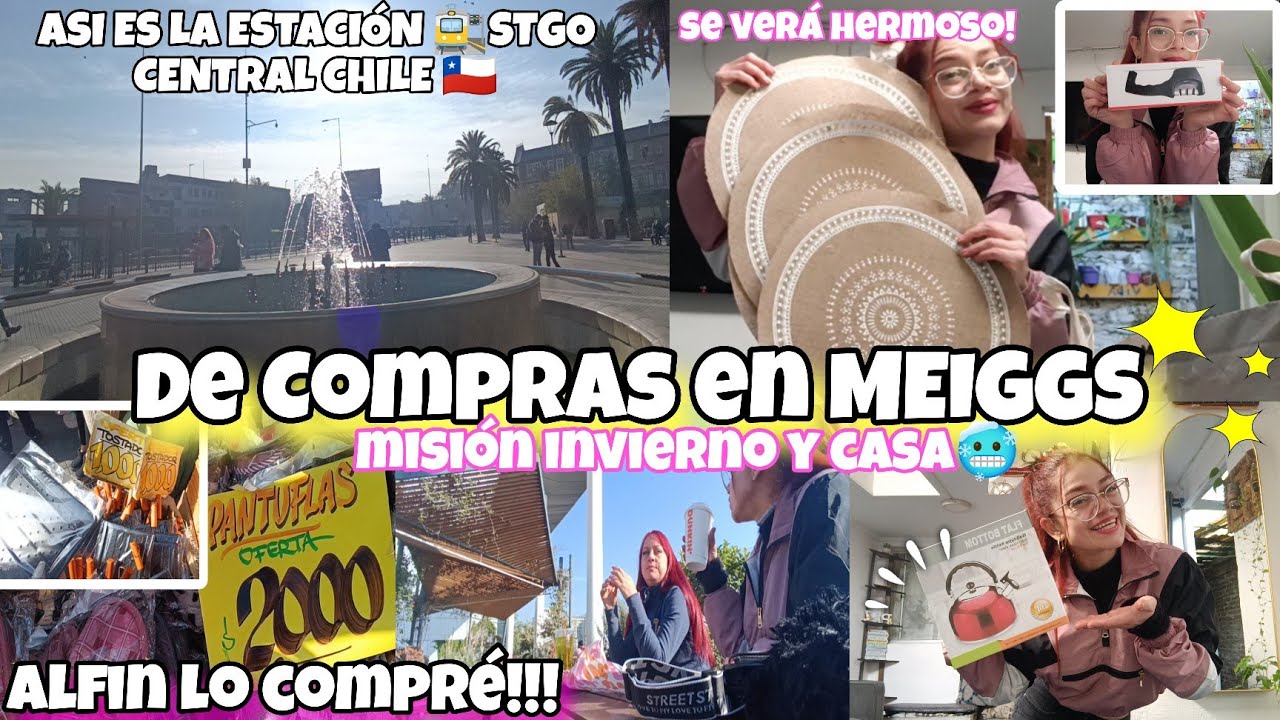 COMPRAS para la CASITA ✨!! YA LO NECESITABA 😃 Salida con mi amiga | BARRIO MEIGGS STGO de CHILE 🇨🇱