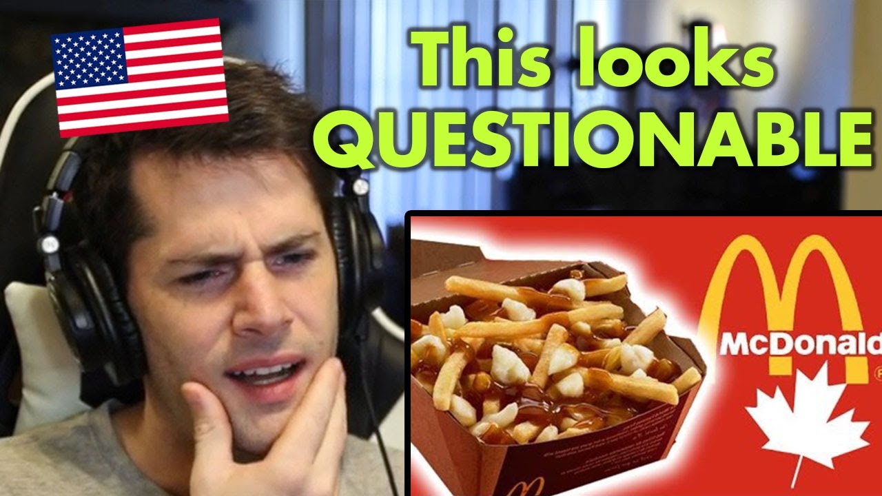 American Reacts to Items Only Available at Canadian McDonalds