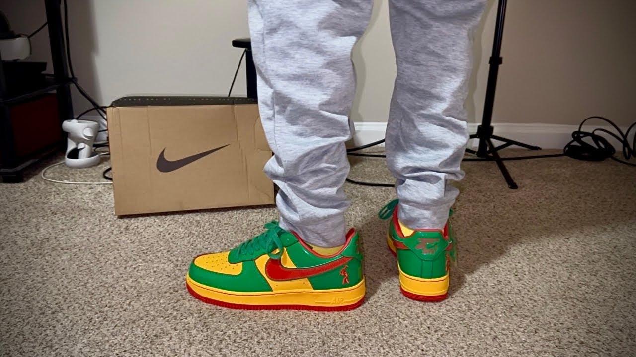 Обзор Nike Air Force 1 x Lil Yachty «LUCKY GREEN» +OnFeet