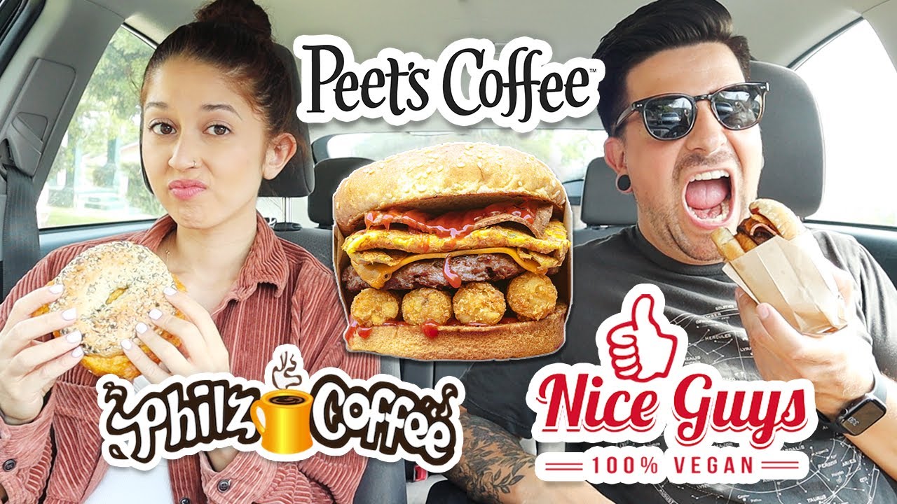 Vegan Fast Food Breakfast Taste Test 🥯