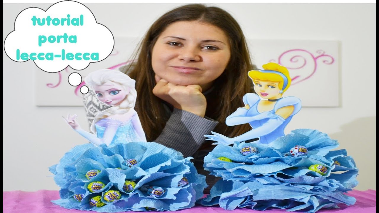 Idea for elsa frozen party - Porta lecca-lecca Cenerentola