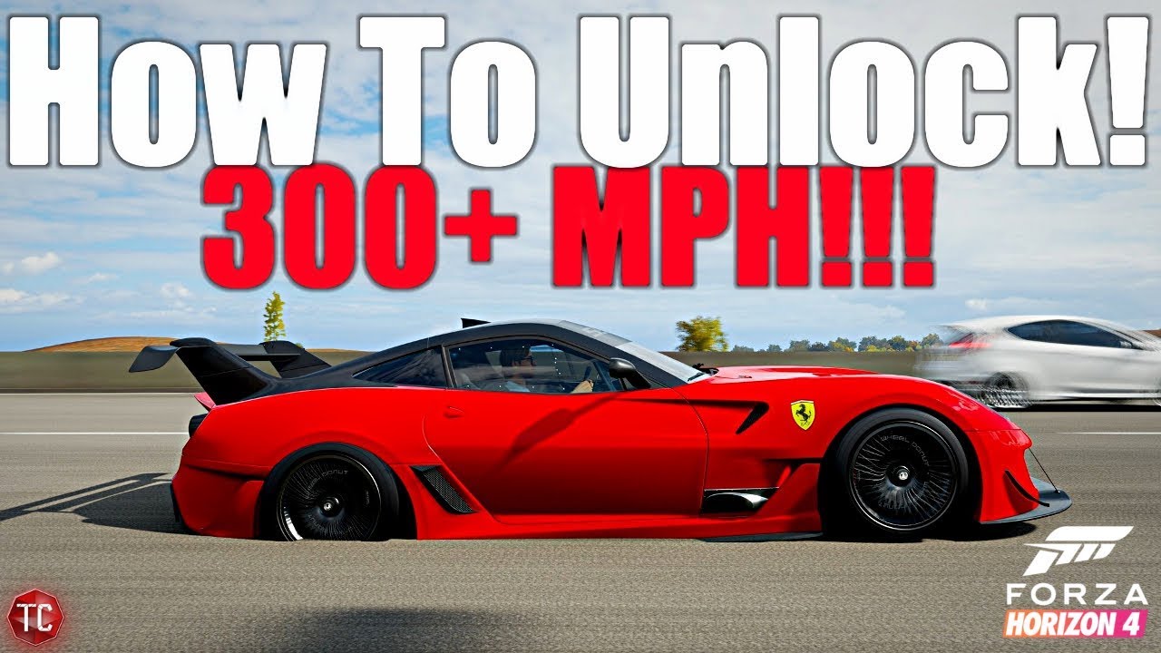 Forza Horizon 4: THIS CAR GOES OVER 300 MPH!! How To Unlock The Ferrari 599XX Evo