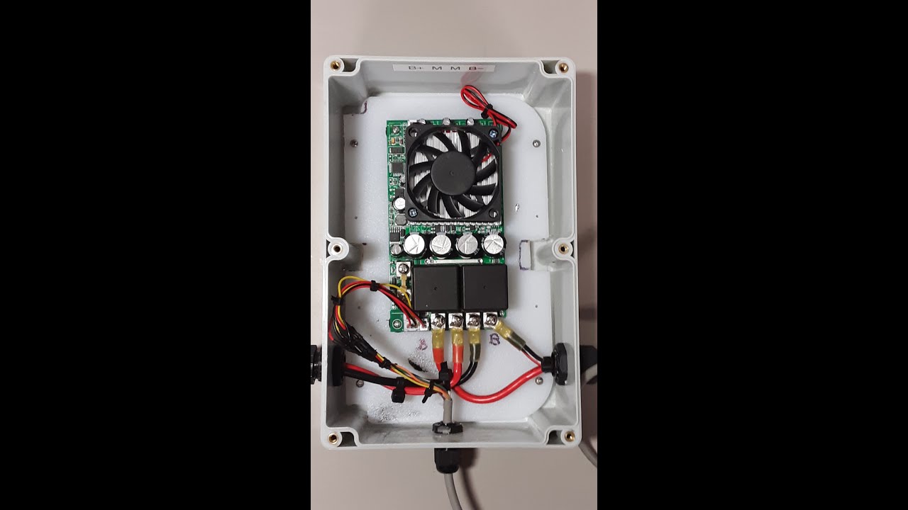 PWM Digital Speed Controller Water Resistant Ventilated Box