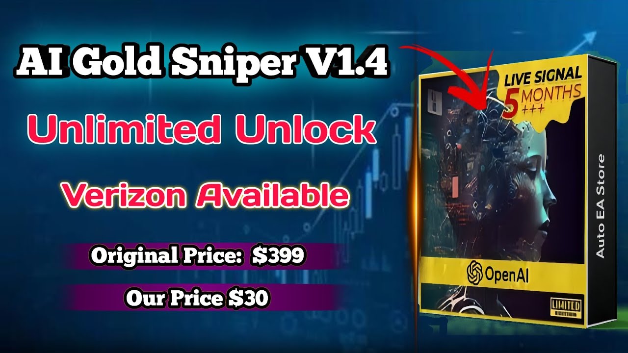 AI Gold Sniper V1.4 MT4 | Smart AI Gold Trading Robot for XAUUSD | High Accuracy EA