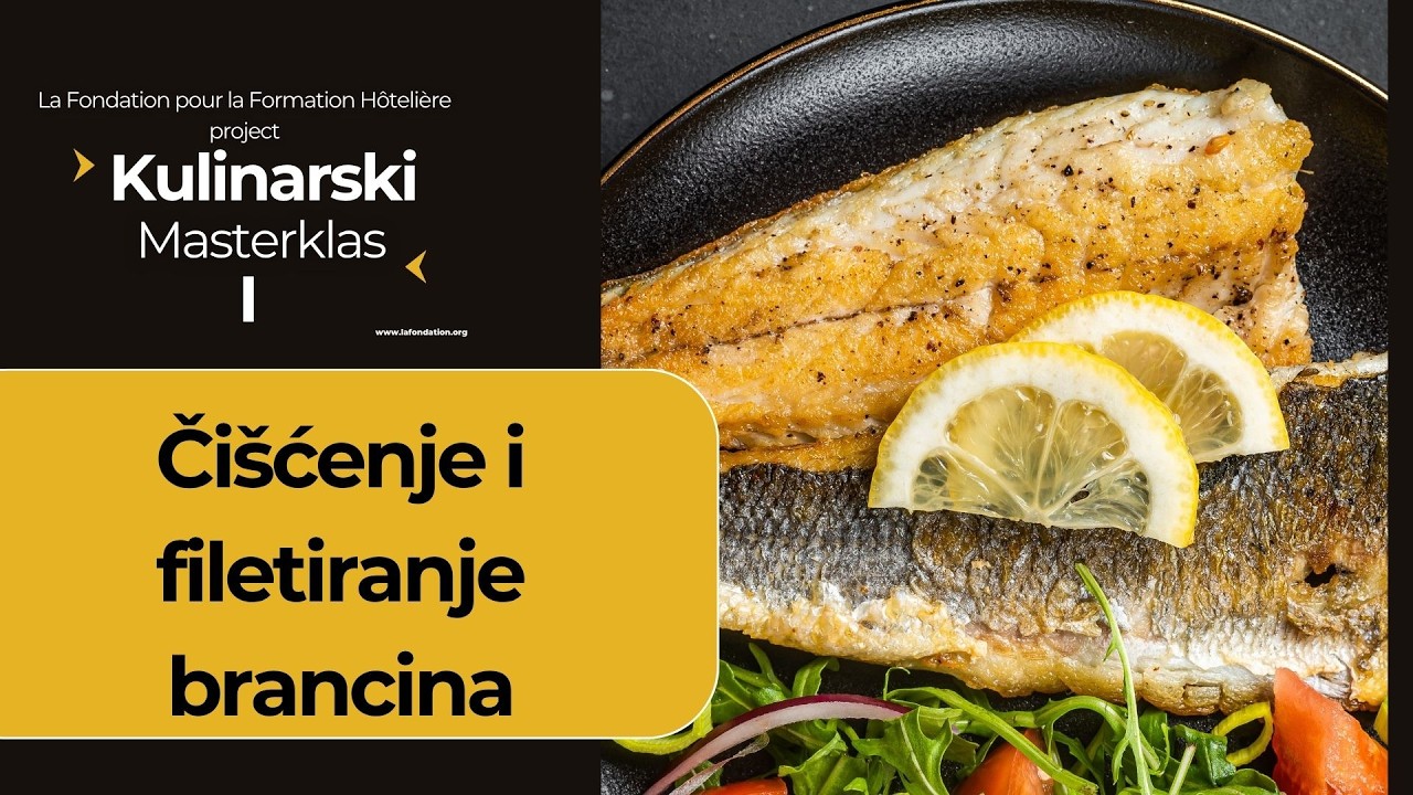 Brancin Čišćenje I Filetiranje / filet brancina u velute sosu / Sea bass