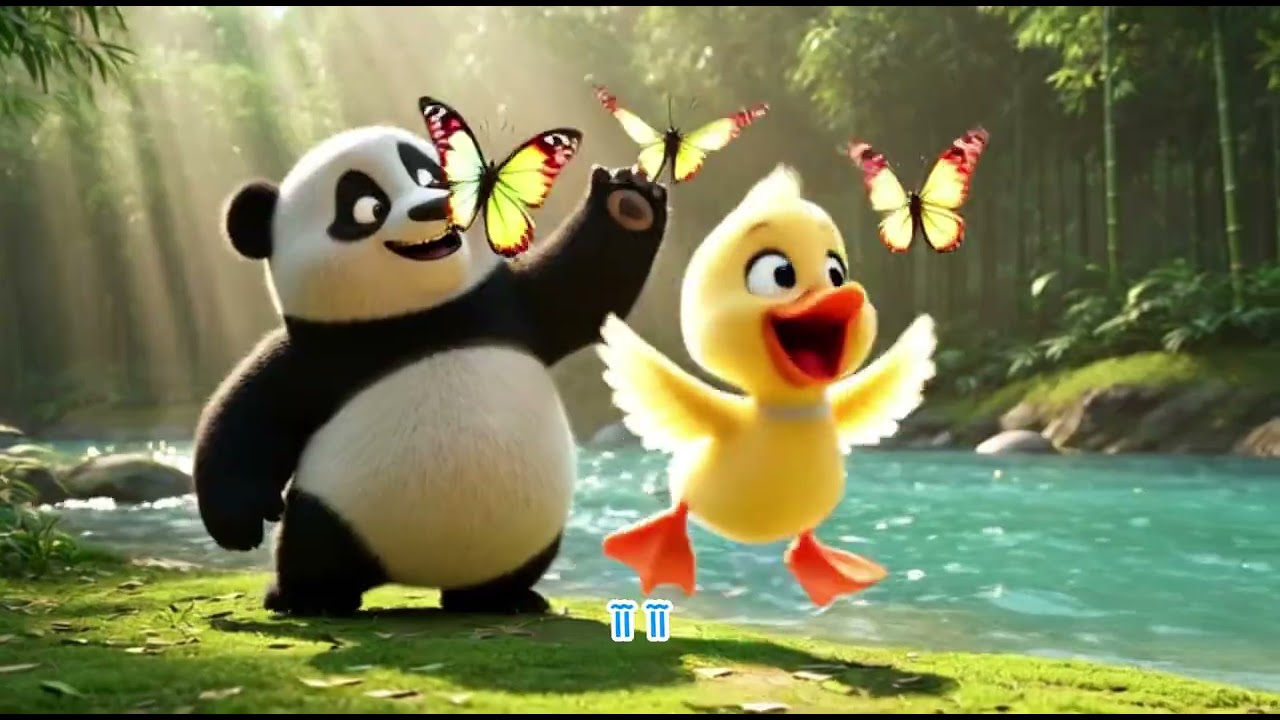 Story of Little Duck Lost in the Jungle - Ep 1 | Little Panda Rescue the Duckling| بطخ کا بچہ 