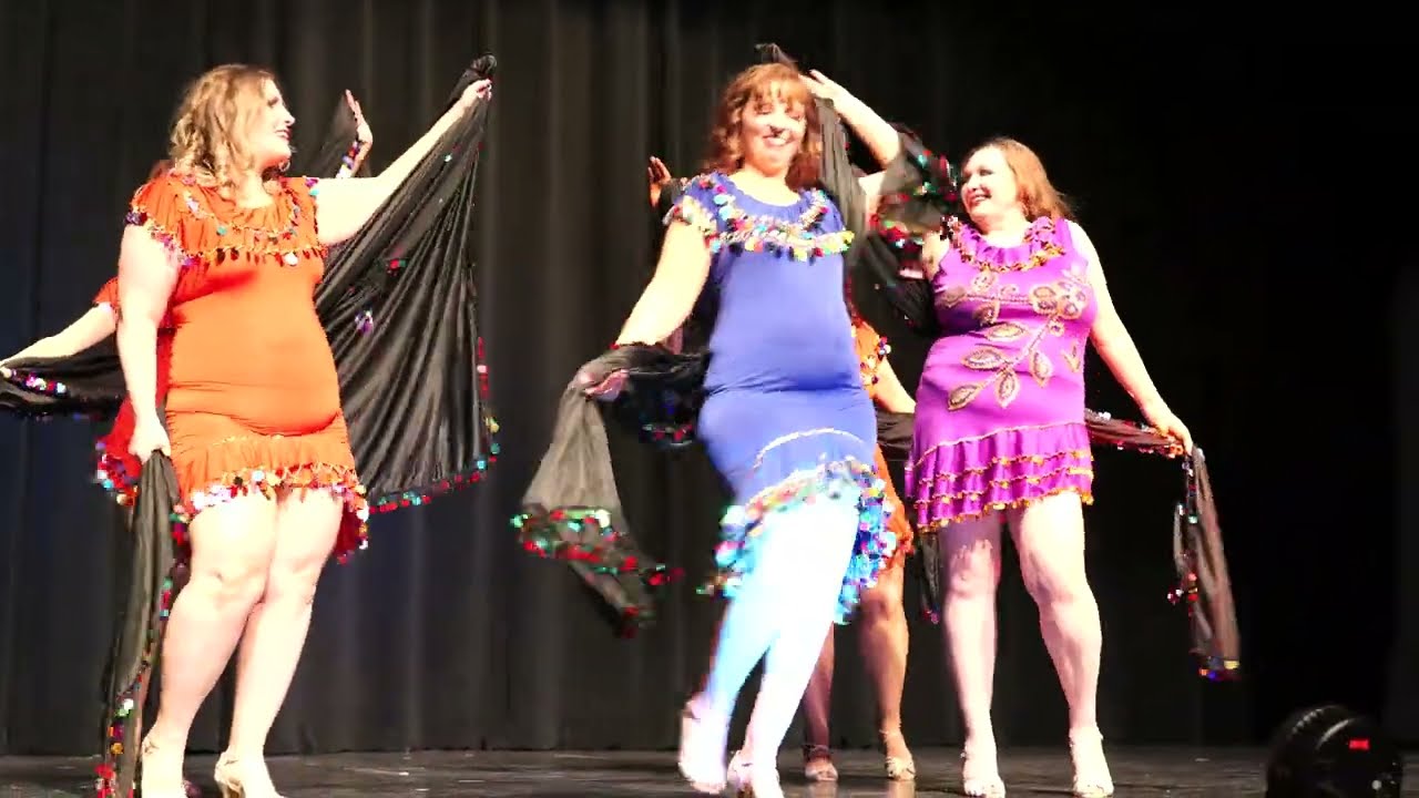 Melaya Character Folklore Group Performance at Northwest Bellydance Academy Recital