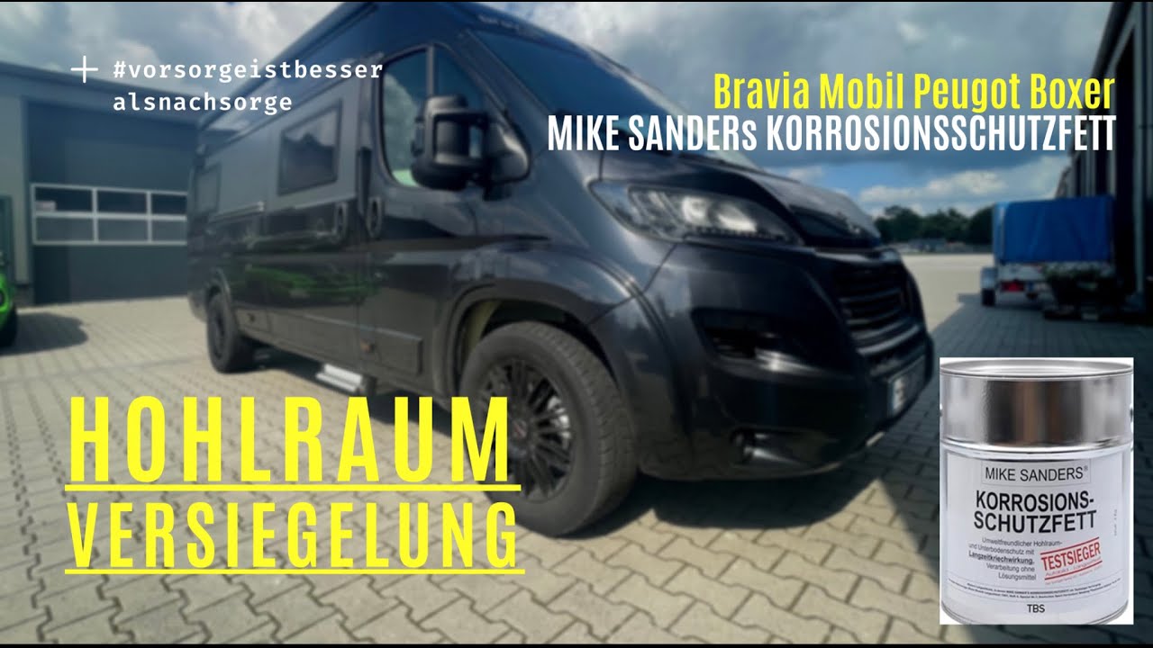 Bravia Mobil Peugeot Boxer Wohnmobil Mike Sanders Hohlraumversiegelung & Unterbodenkonservierung