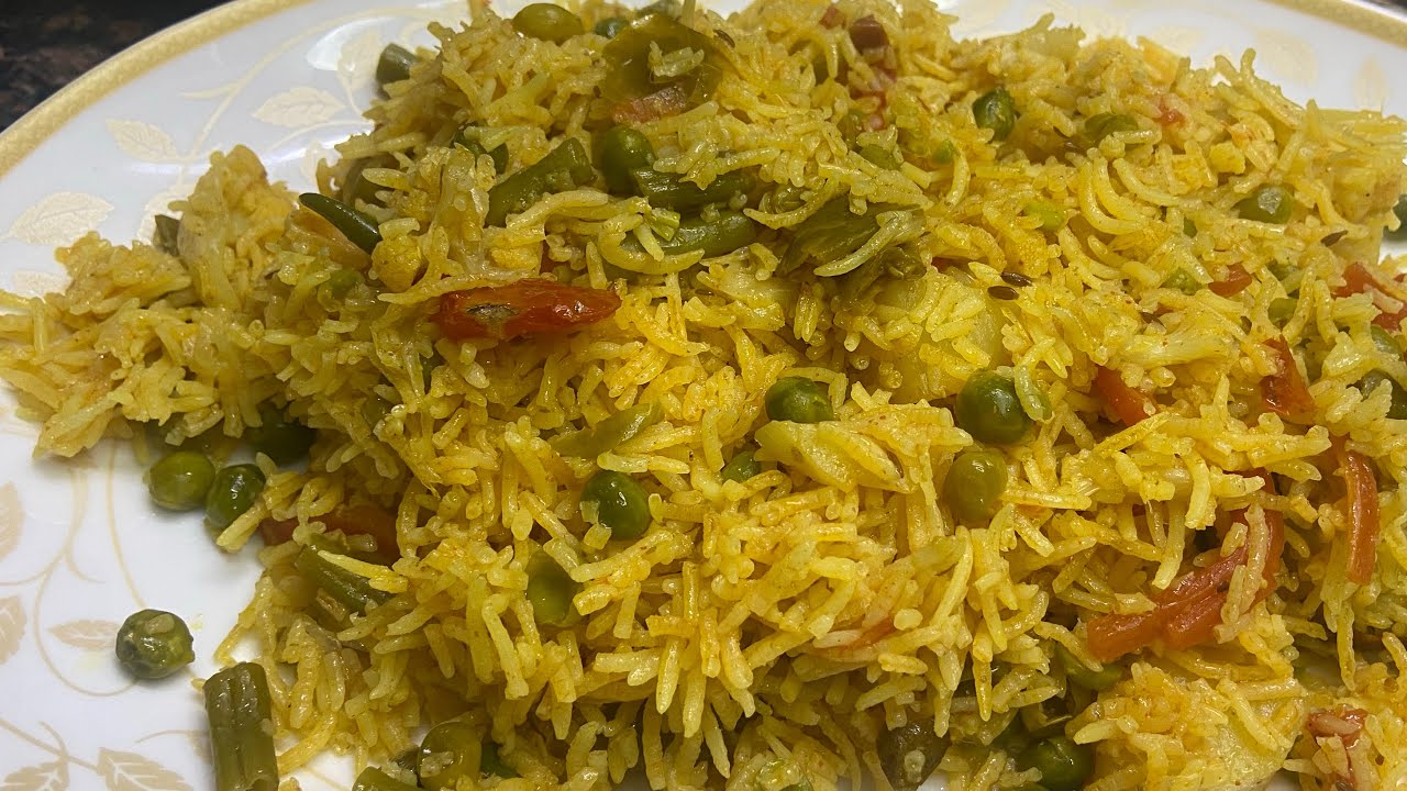 Masaledar Veg Pulao Recipe | Simple Home Style Vegetable Pulao | Step by Step Rice Recipe