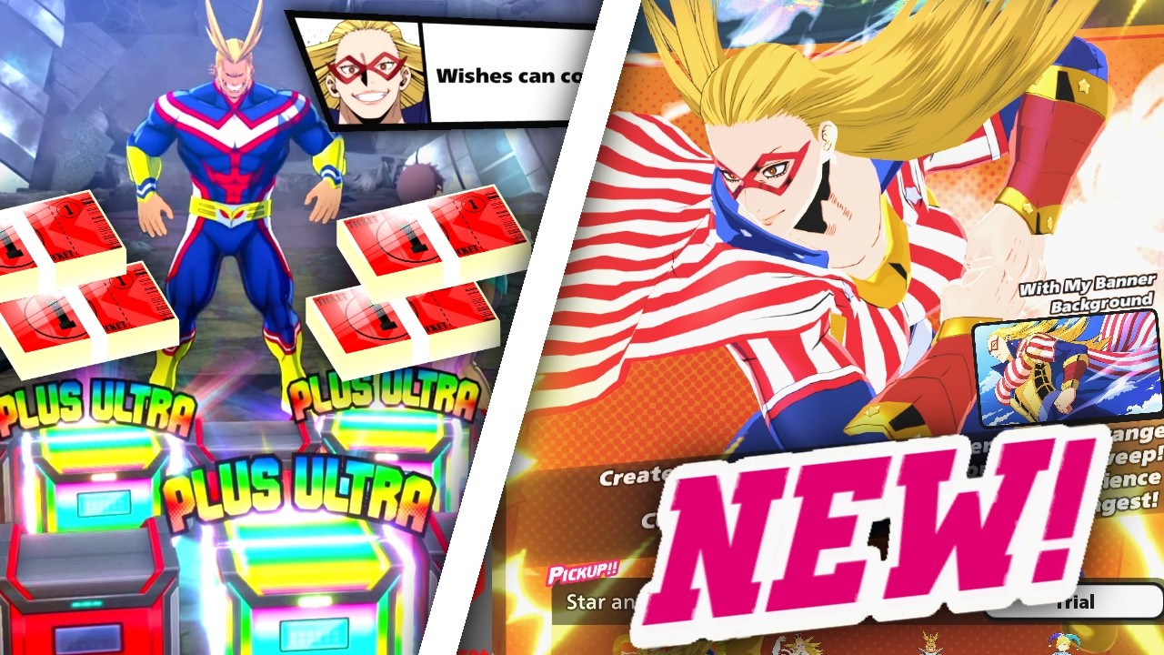 Призыв &laquo;Звезда и Полоса&raquo;! Новые характеристики персонажей в 16 сезоне My Hero Ultra Rumble.