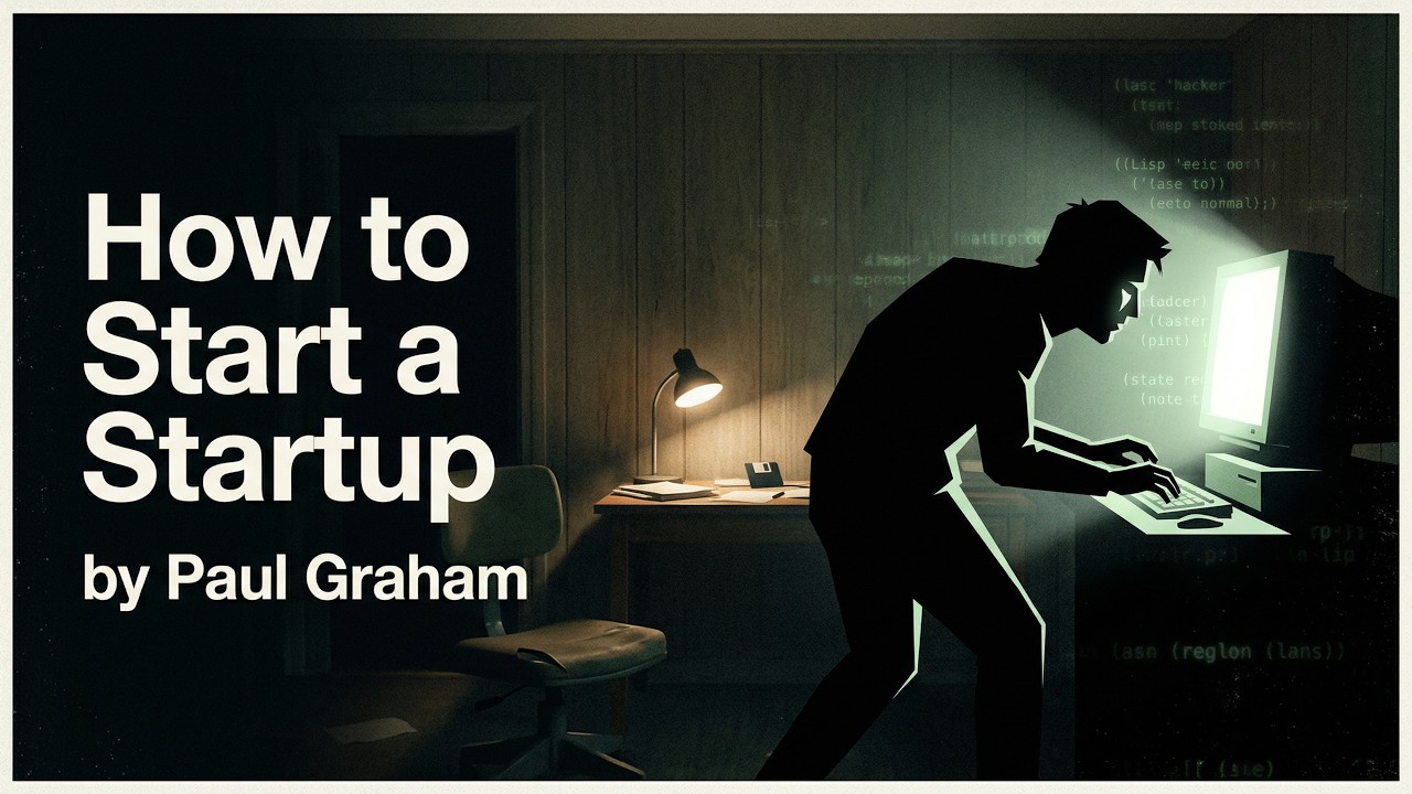 How to Start a Startup - Paul Graham (Hindi/हिंदी में)