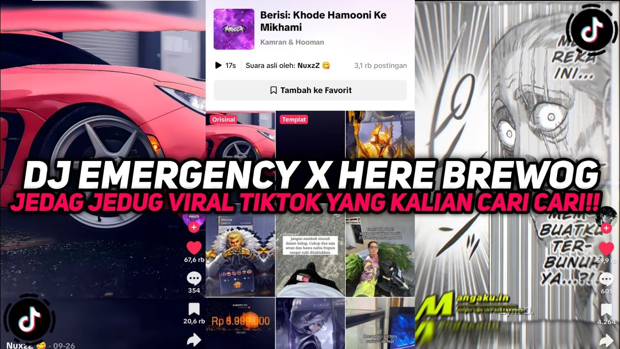 DJ EMERGENCY X HERE BREWOG SOUND JEDAG JEDUG VIRAL TIKTOK YANG KALIAN CARI CARI!!