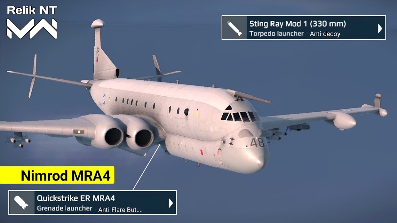 Nimrod MRA4 - April VIP Battlepass bomber full review - Modern Warships Alpha Test