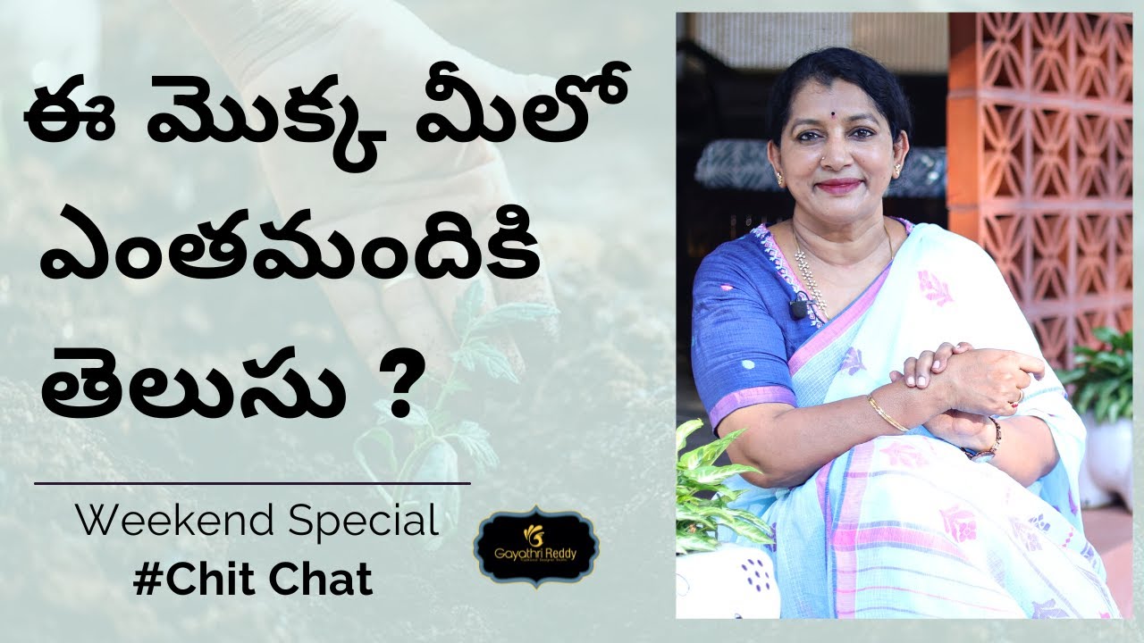# Chit Chat @ farming tips weekend Special  | Gayathri Reddy |