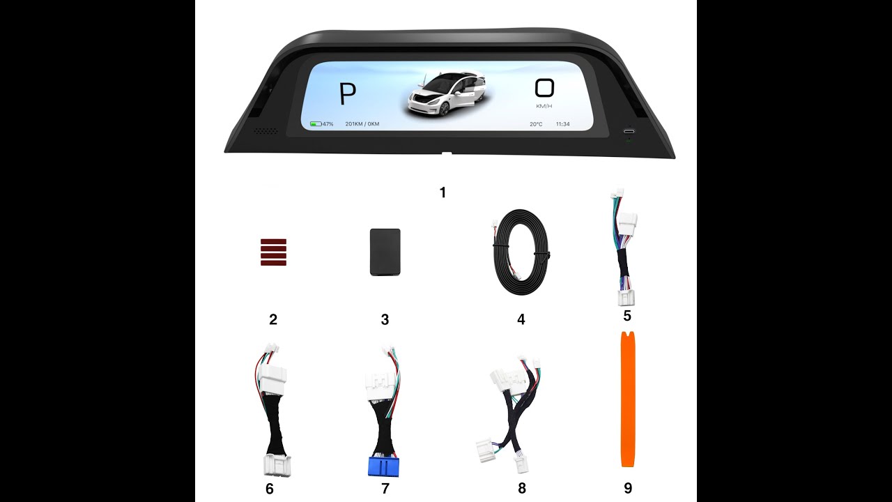 Tesla display-AMD Wiring Video