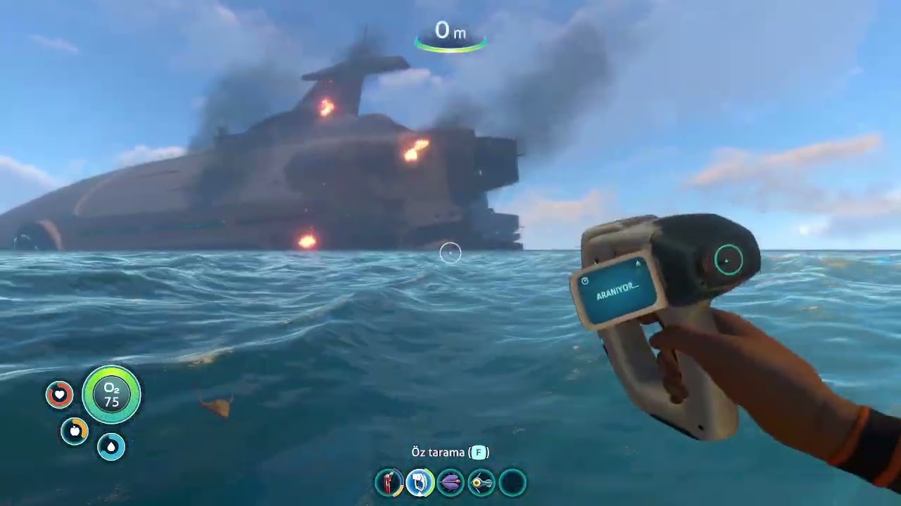 subnautica 1.bölüm su motoru yaptım