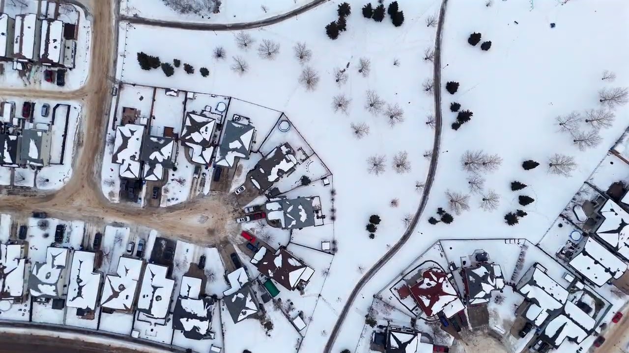 Зимние полеты дронов в Тимберли