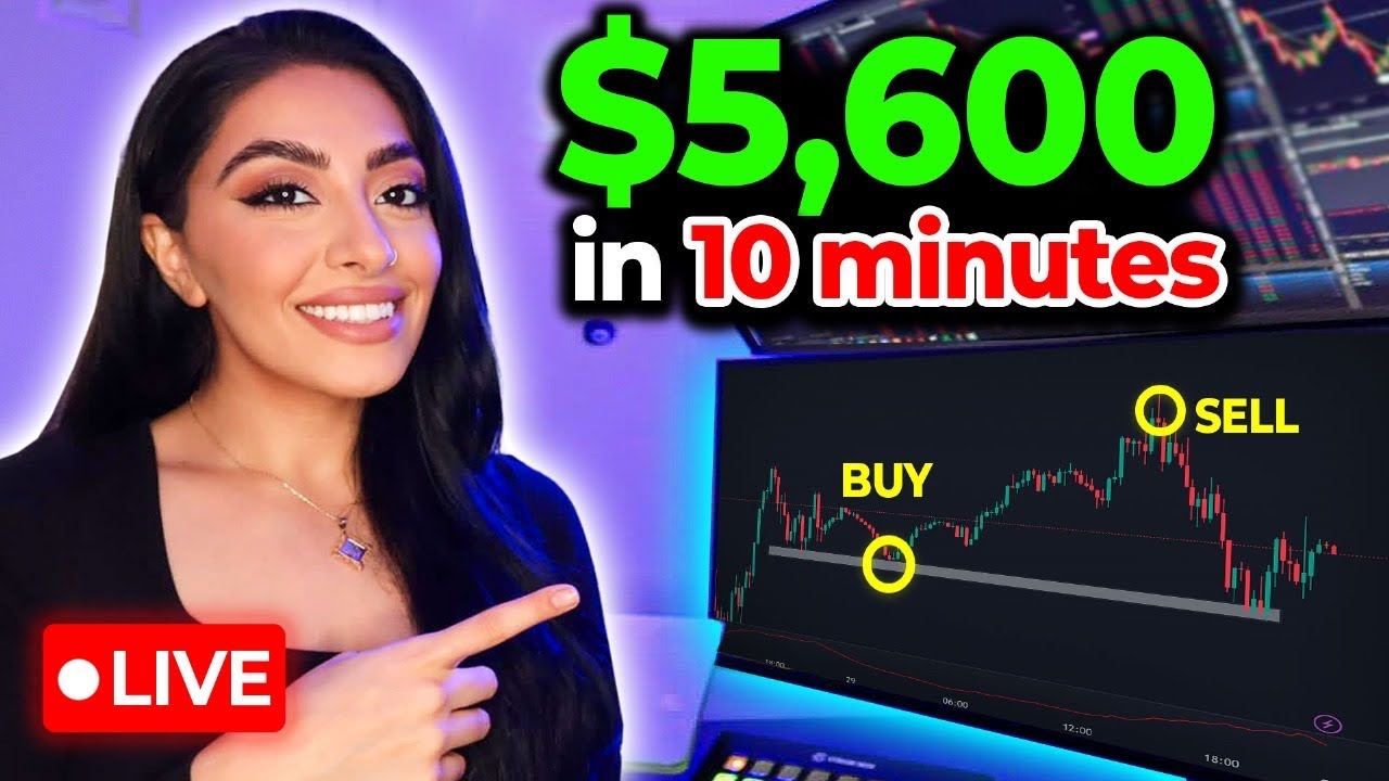 ТОРГОВЛЯ ОПЦИОНАМИ В РЕАЛЬНОМ ВРЕМЕНИ $5600 Торговля $SPX за 10 минут