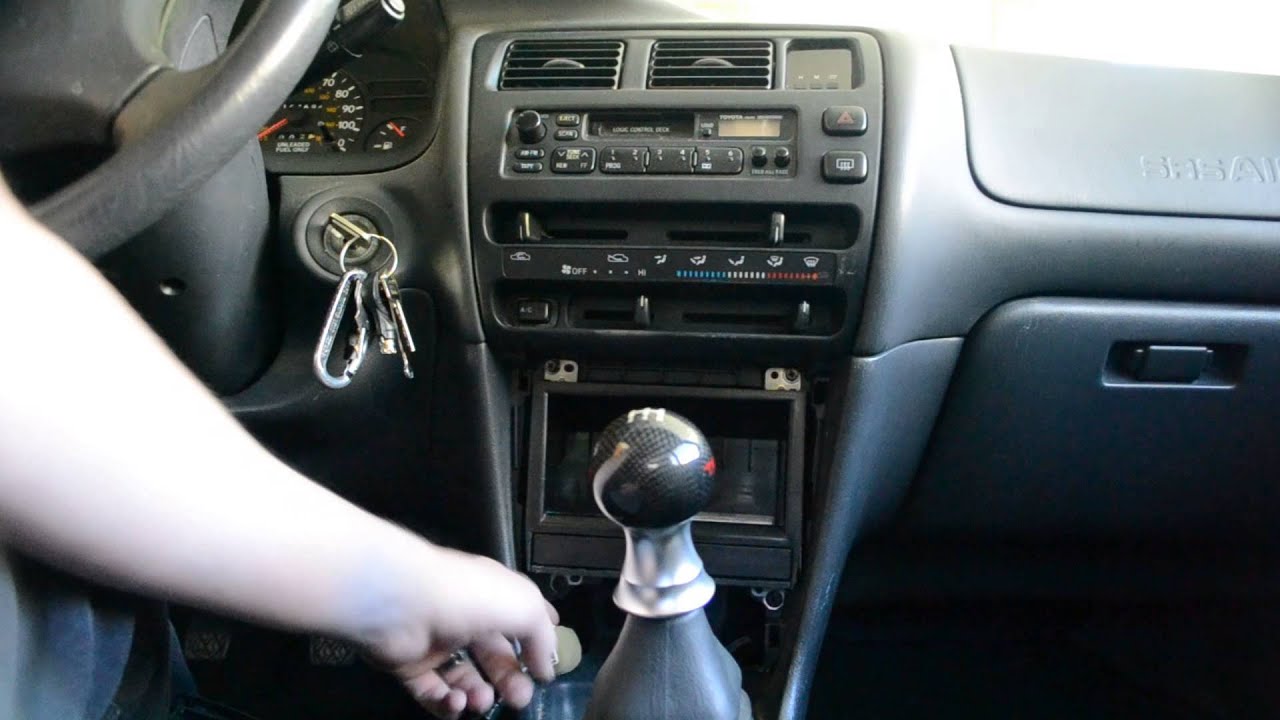 How to remove radio trim in a 93-97 toyota corolla