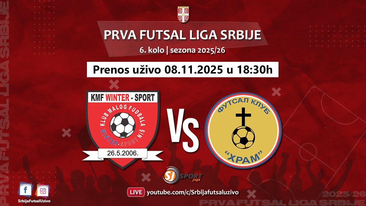 KMF Winter sport - KMF Hram | Prva futsal liga Srbije