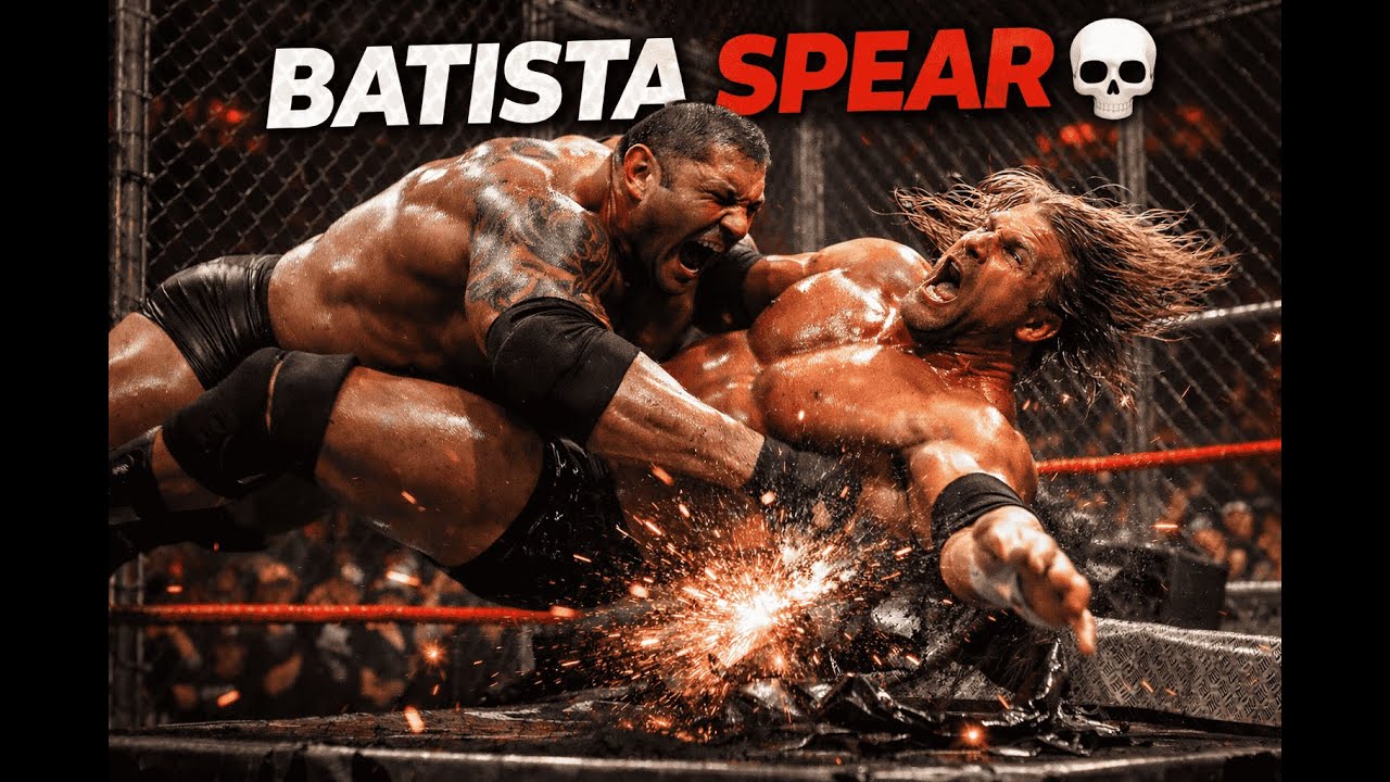 Batista vs Triple H – Hell in a Cell 🔥 WWE Championship War