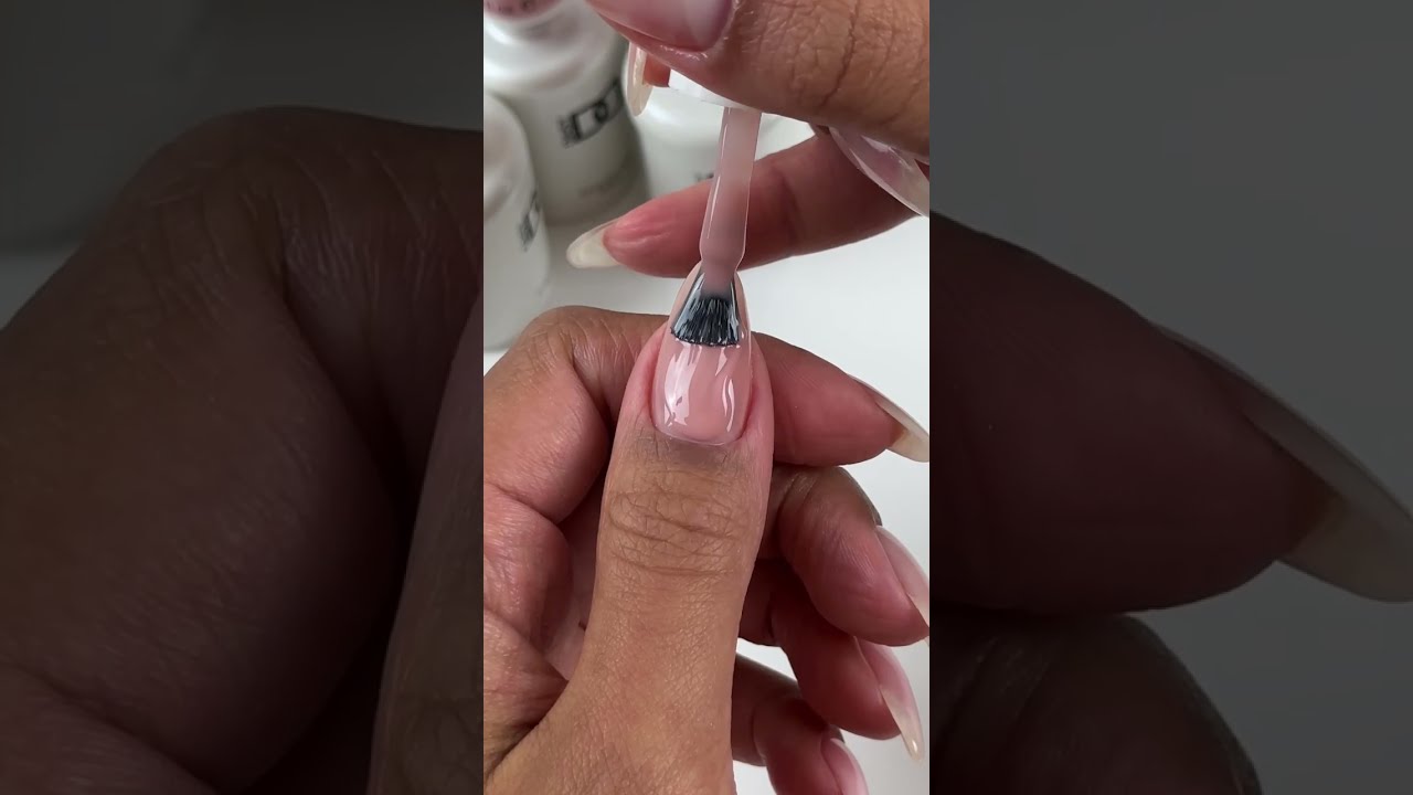 Perfect French Tip Base? 🤍💅🏽  We've got you covered with DND Gel