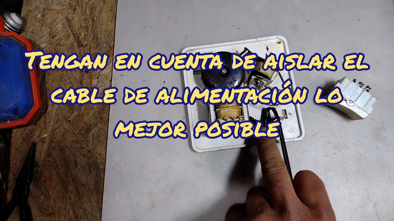 CONEXIÓN de TIMBRE campana