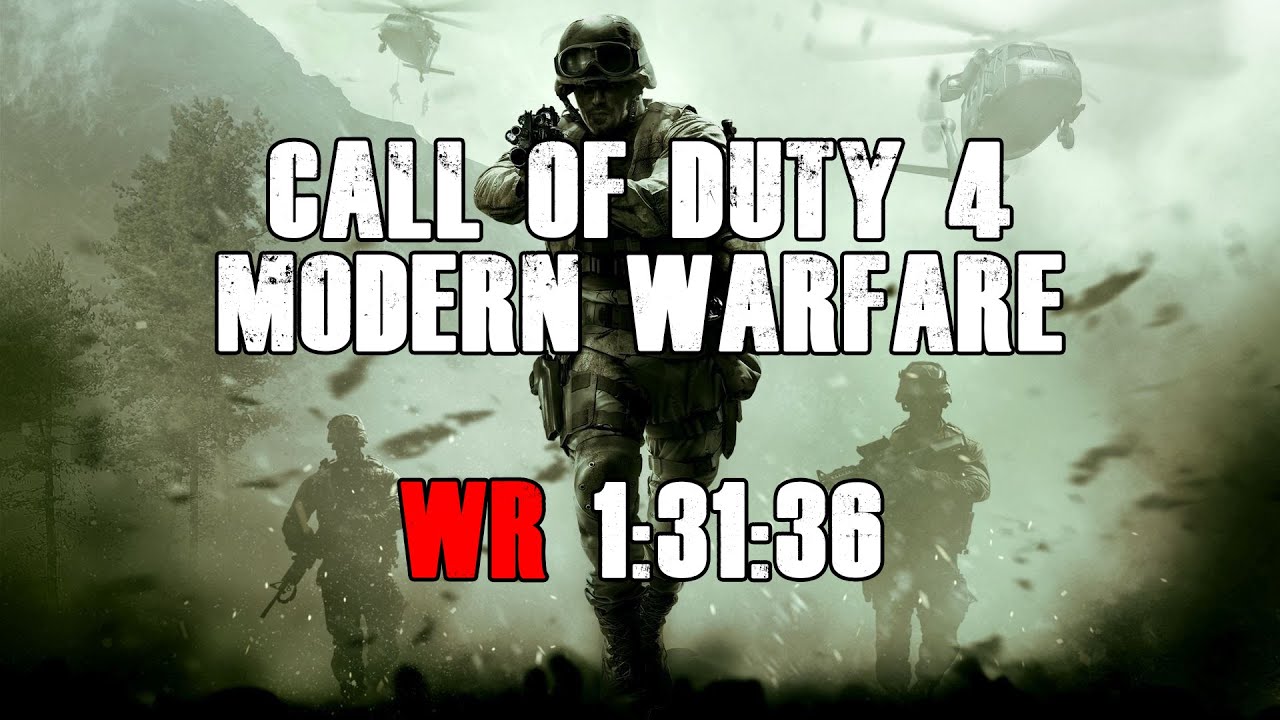 Call of Duty 4 Any% Speedrun World Record 1:31:36