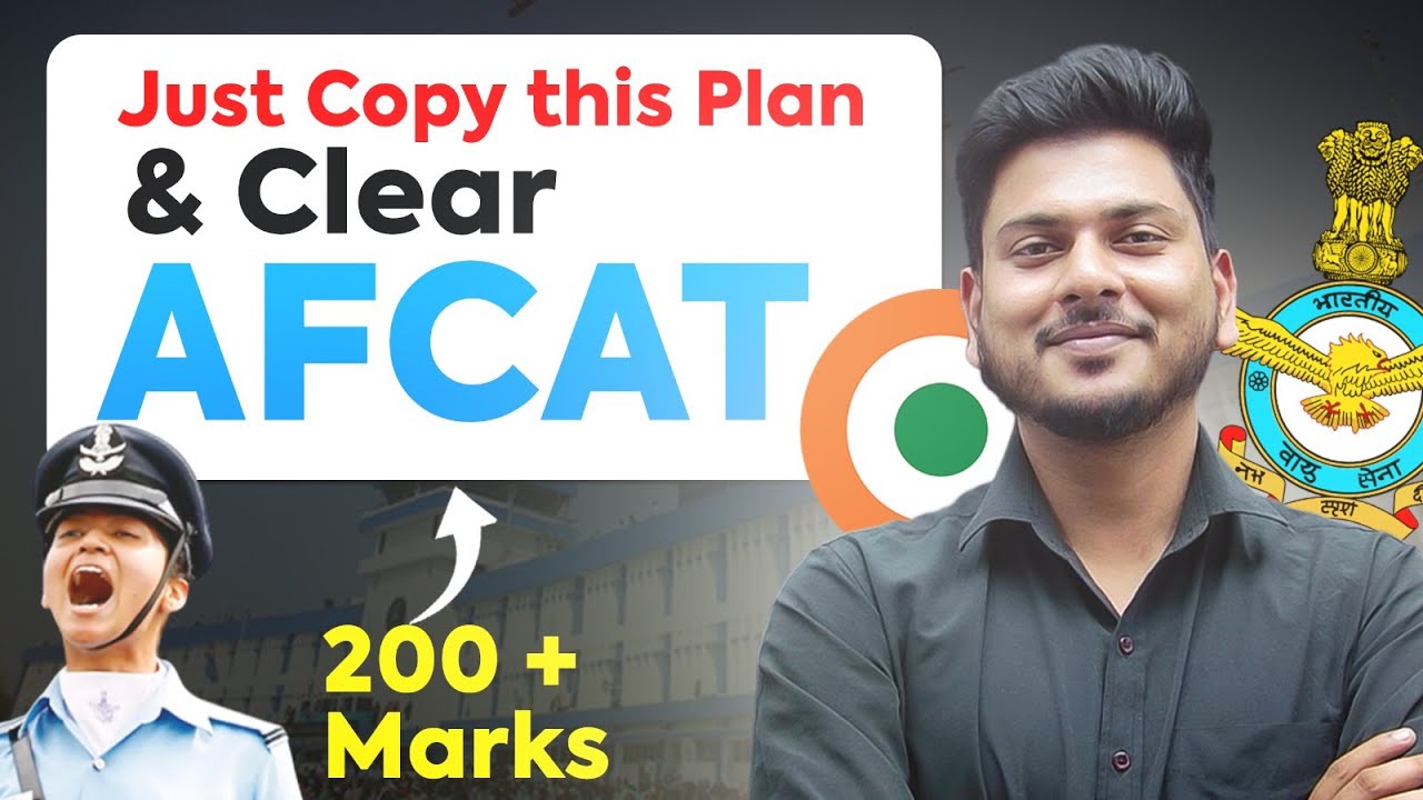 Clear AFCAT 2 2025 with This Study Plan | Best Strategy to Crack AFCAT Exam