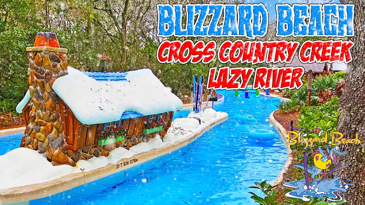 Cross Country Creek Lazy River Full Loop at Blizzard Beach  (Jan 2025) [4K]