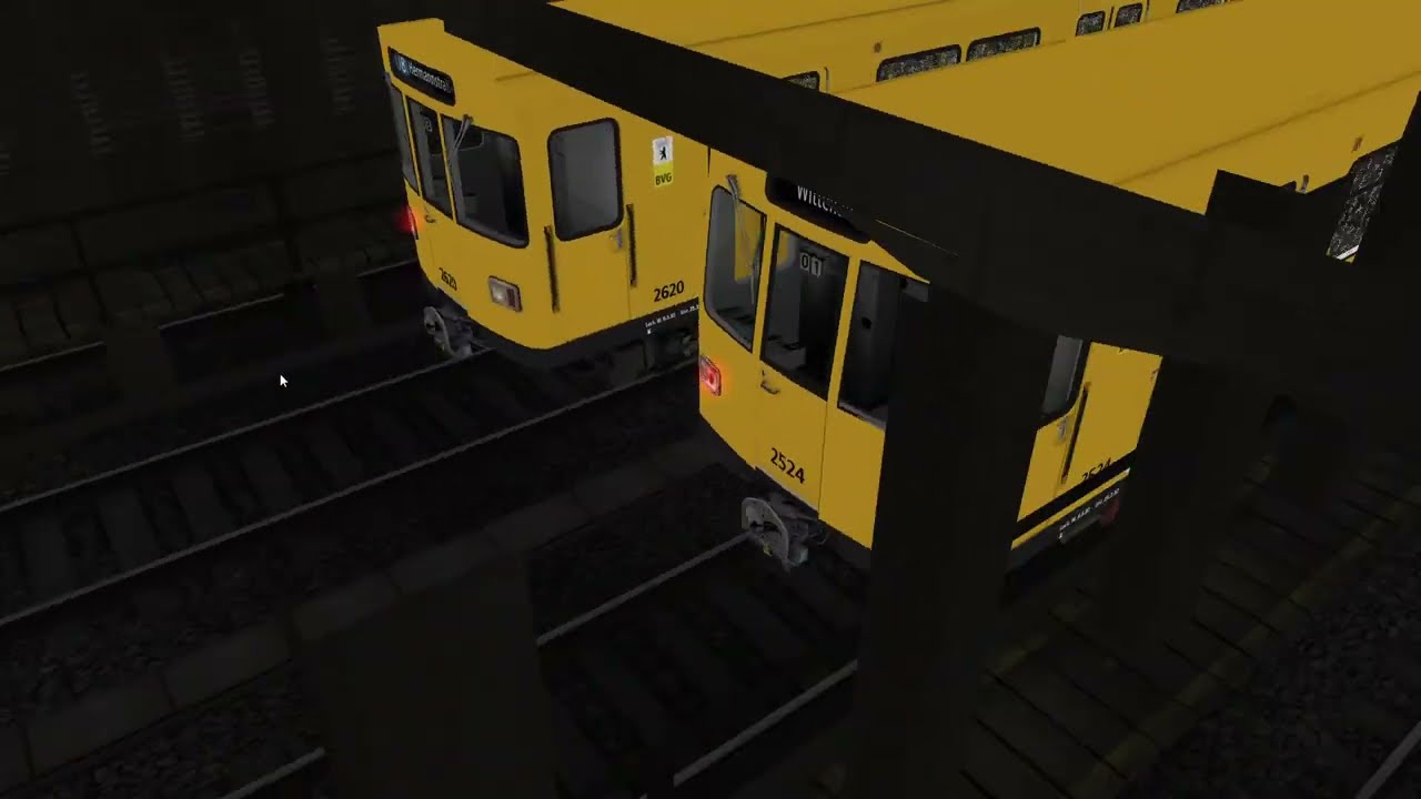 TS/2009 eine Kurze Runde Auf Der U8 Zwischen Gesundbrunnen Und Wittenau