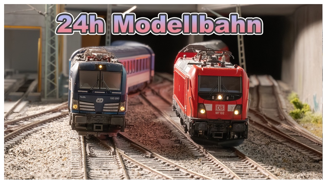 Tag und Nacht auf meiner Modellbahn Anlage!! | H0 Modelleisenbahn Fahrvideo November 2025