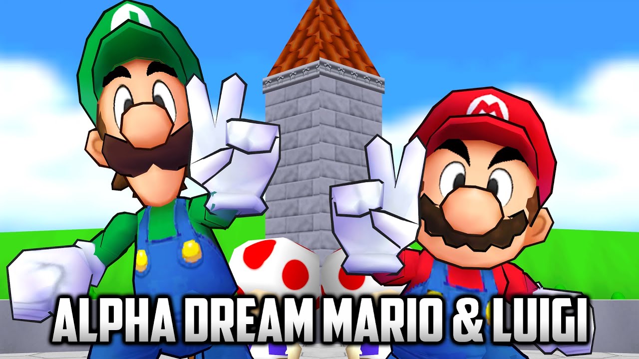 ⭐ Super Mario 64 PC Port - Alpha Dream Mario & Luigi