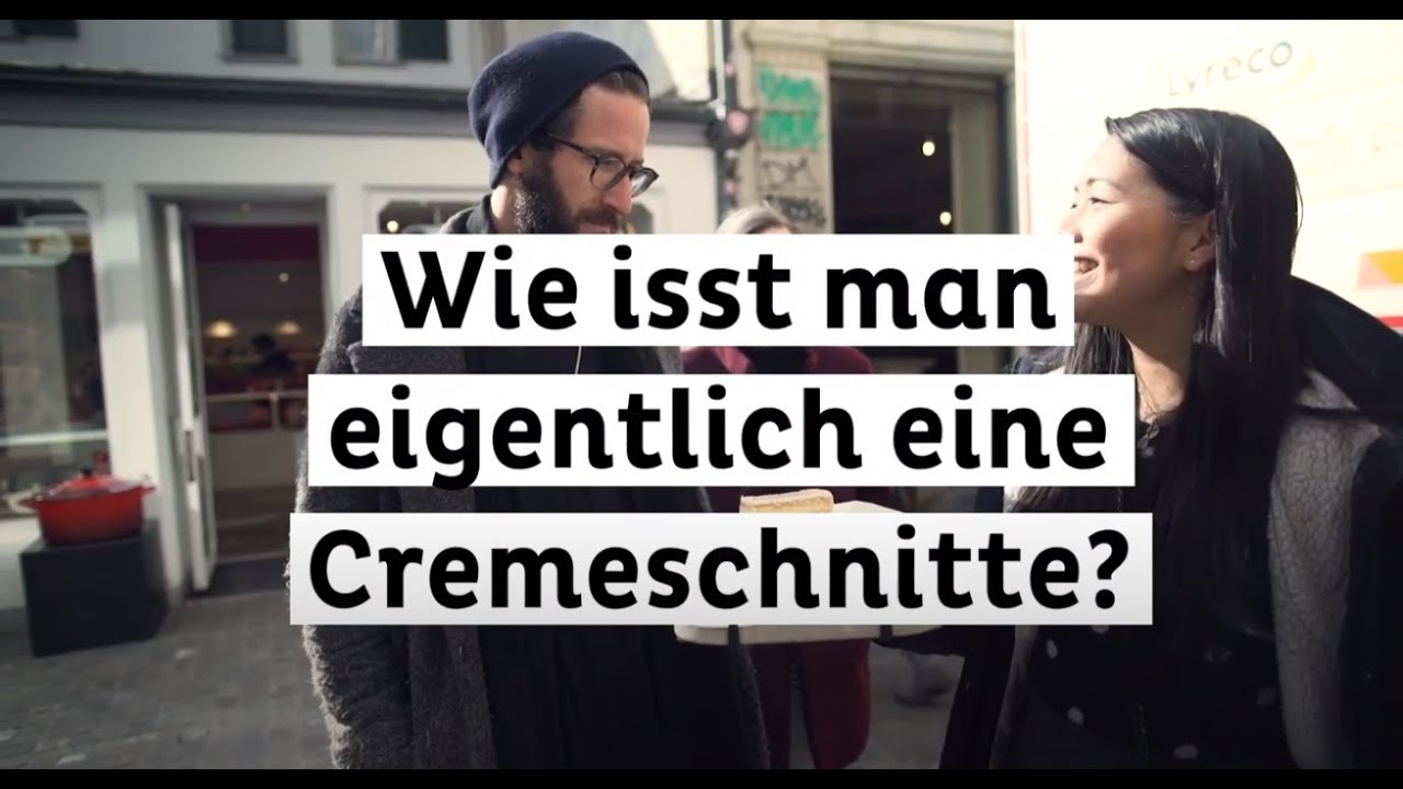 Wie isst man Crémeschnitten?? - Betty Bossi Strassenumfrage