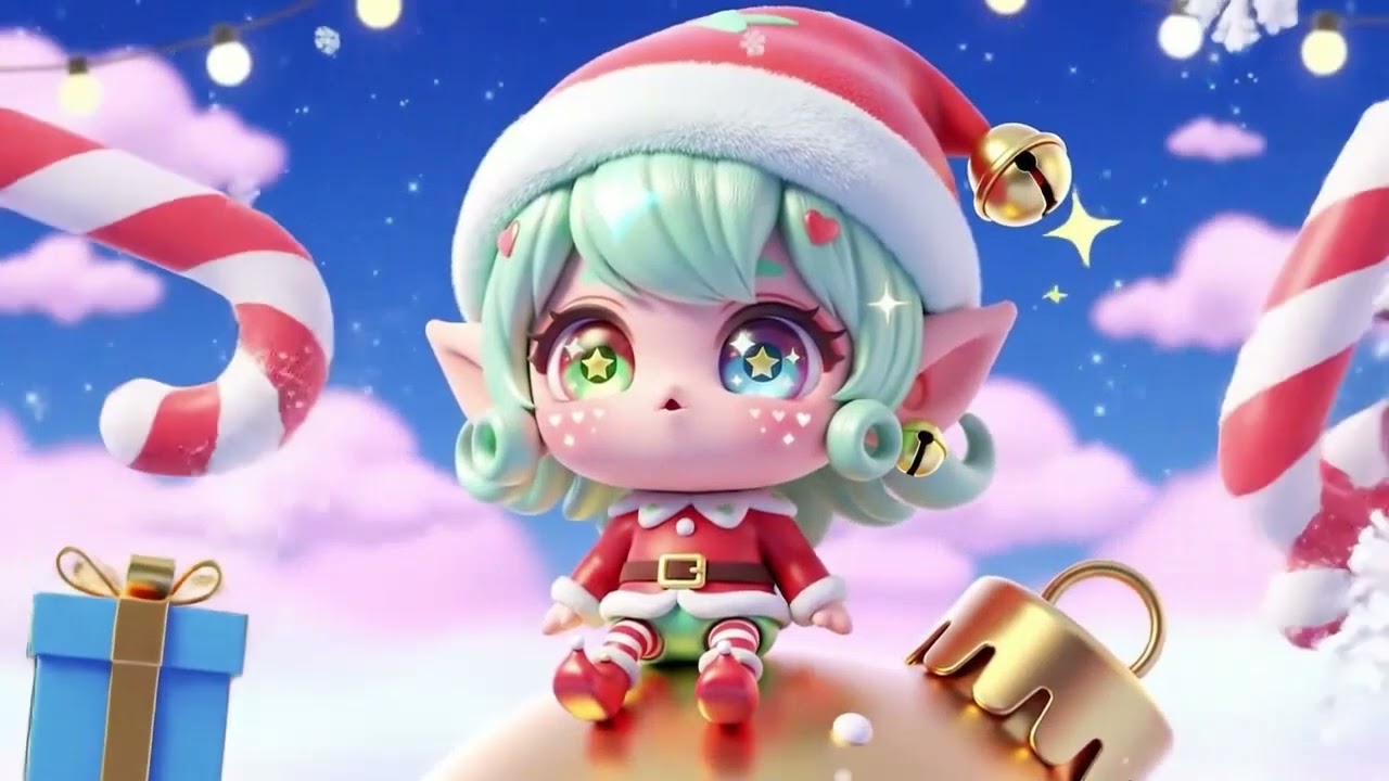 🌟 Christmas Elf Magic Lullaby – 8 Hour Sleep Music for Kids & Adults  Stress Relief, Anxiety, Happi