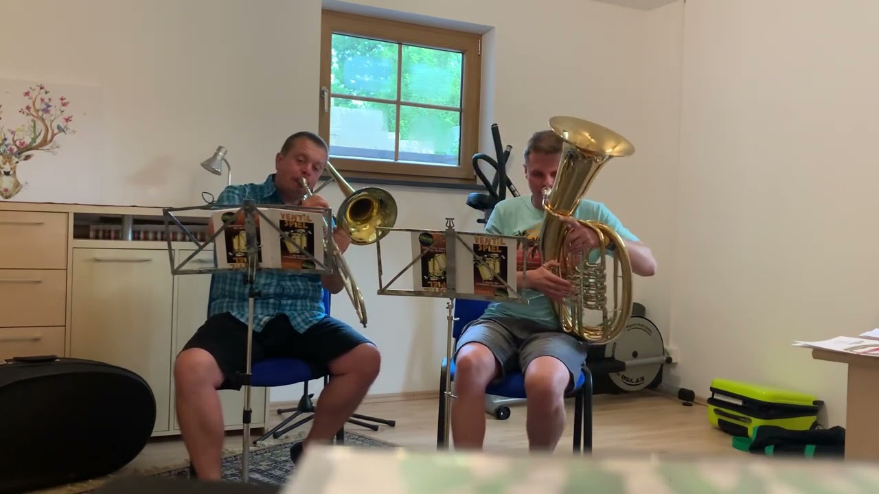 Das Beste kommt zum Schluß - ein Polkaduett mit Martin Stadler und Schiffko - Ventilspiel