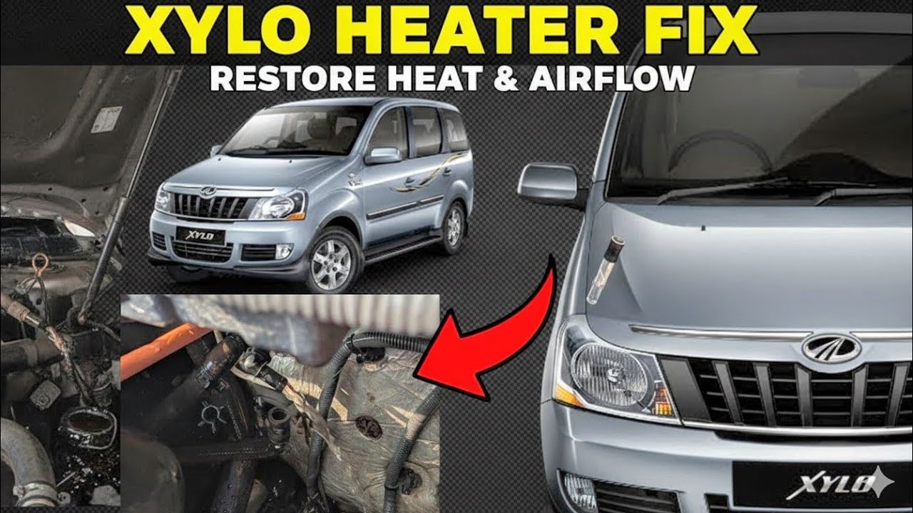 Mahindra Xylo Heater Coil Cleaning | AC Smell Problem Fix 😱