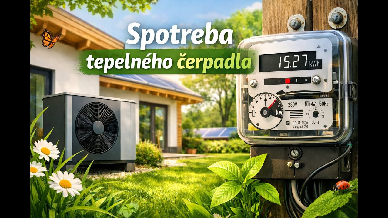 Aká je reálna spotreba tepelného čerpadla za celý rok 2025?